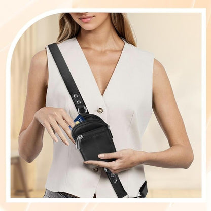 🔥LAST DAY 49% OFF -👜🔒 AH SecureCharge Crossbody | Anti-Snatch Lanyard + Mini Vault