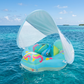 🎁Last Day Promotion 49% OFF🔥Baby Swim Float with Sun Canopy – Inflatable Infant Swimming Ring for Safe Water Fun