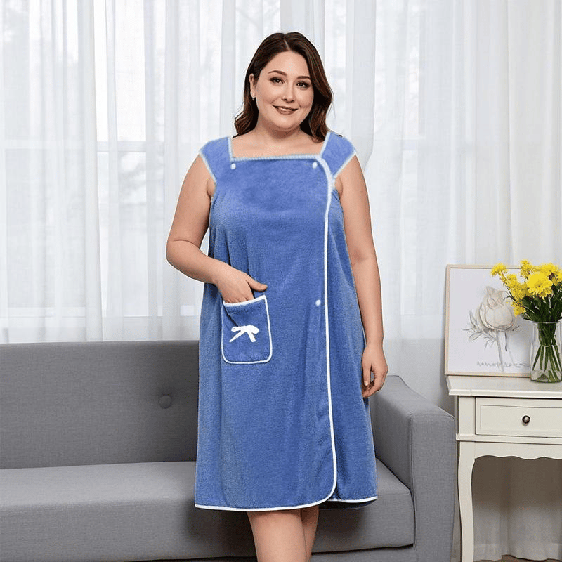 🔥HOT SALE 49% OFF 🎁Plus Size Women's Wearable Shower Skirt