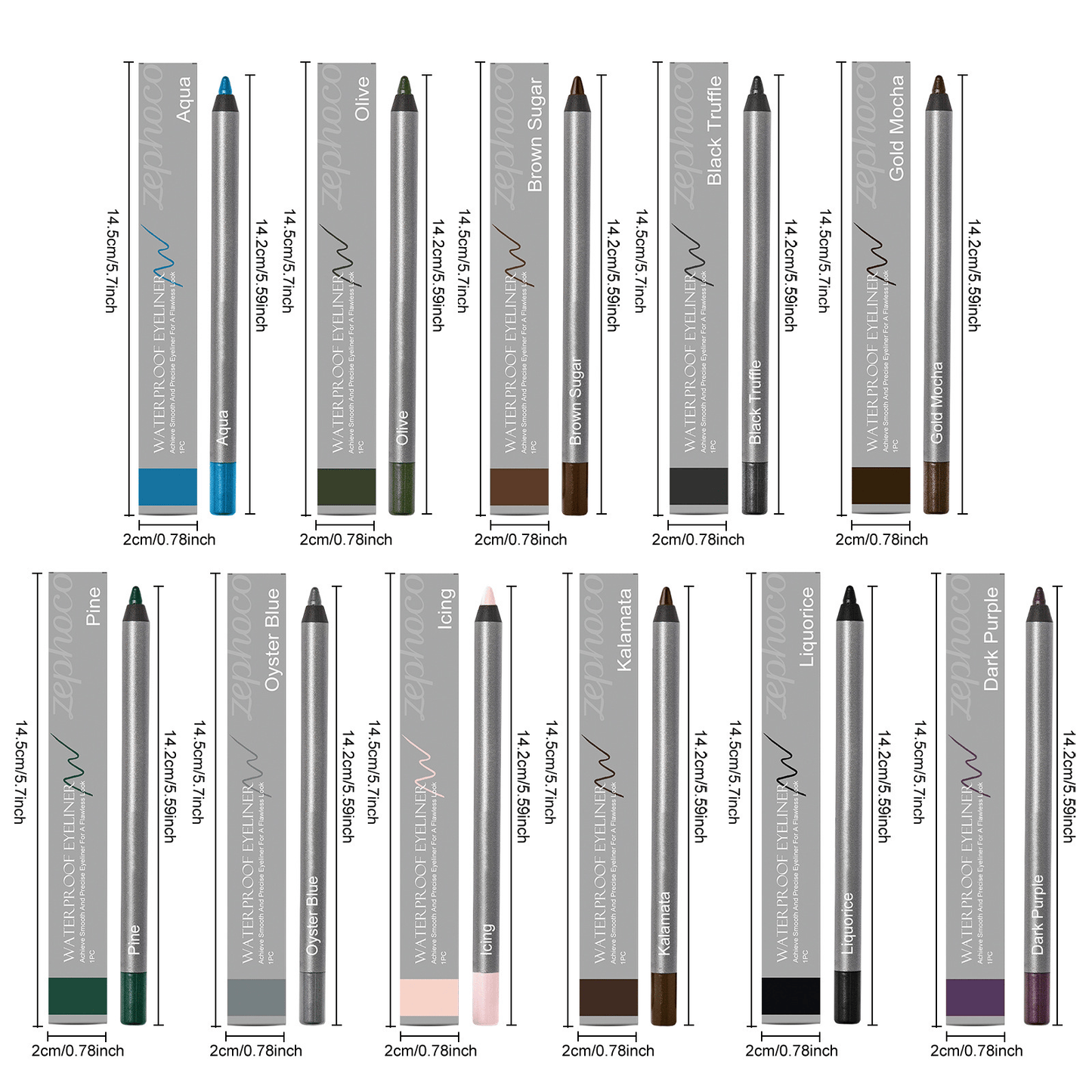 🌟 【24H Lock】1440-Minute Smudge-Proof Eyeliner| Precision Define, All-Day Stay, Transfer-Resistant Makeup Duo 🌟