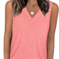 Women's Casual V-Neck Loose Fit Tank Top