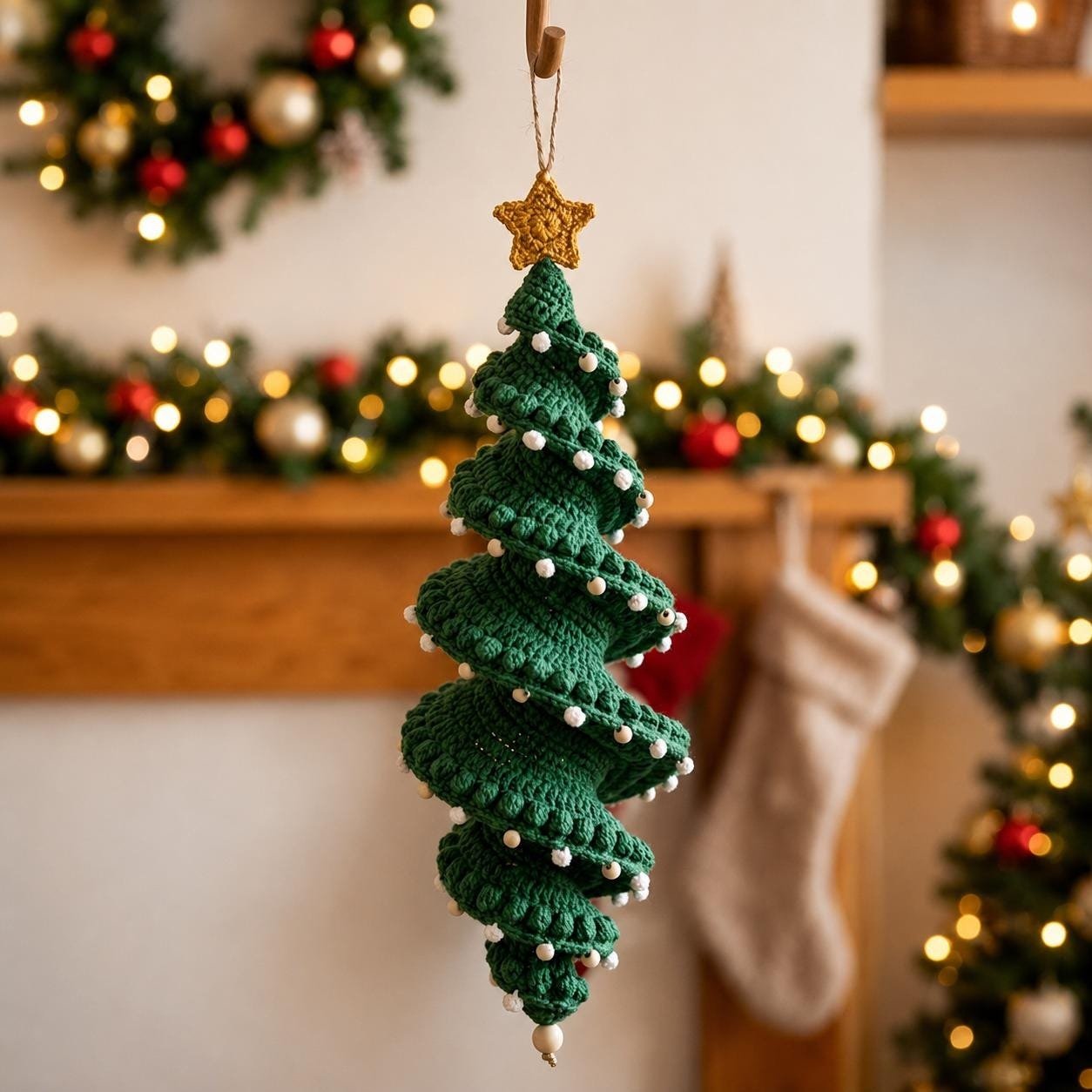 🎅Crochet Snowman Spiral Oranment DIY Kit -🎄🧶A Beginner-Friendly Crochet Experience Inspired by the Magic of Christmas.