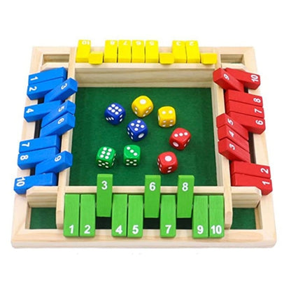 🎁Last Day Sale 70% OFF!!🎄🎁50K+ SOLD! Almost Gone✨SHUT THE BOX-WOODEN DICE BOARD GAME