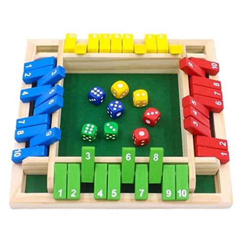 🎁Last Day Sale 70% OFF!!🎄🎁50K+ SOLD! Almost Gone✨SHUT THE BOX-WOODEN DICE BOARD GAME