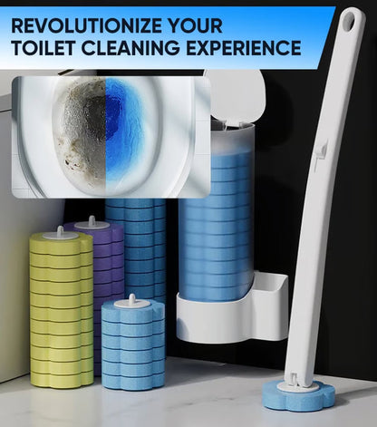 🌸LAST DAY SPECIAL PRICE!!🌸50K+ SOLD!🚽💦Hands-Free Cleaning Gadget🧽Disposable toilet cleaning tool