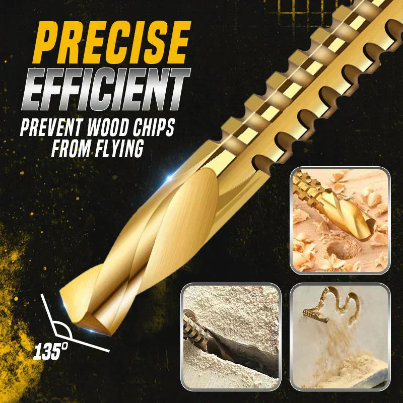 🔧 Last Day Special Price £8.99! 🎁Buy 2 Get 1 Free⚙️ Twist Drill Bit Set – High-Speed Steel, Titanium-Coated & Multi-Material Ready 🧰