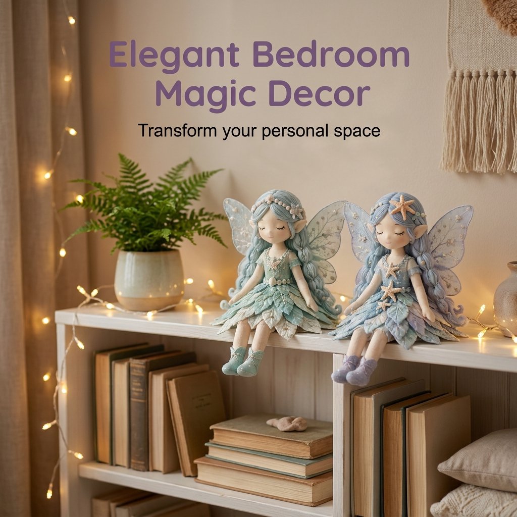 🌸LAST DAY SPECIAL PRICE!!🌸 Flower Fairies Patchwork DIY Kit 🧚‍♀️4 Whimsical Fairy Dolls Sewing Kit