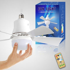 🎁Last Day Promotion 49% OFF🔥SmartBreez™ 40W LED Ceiling Fan Light – 20.5” Ultra-Quiet with Remote 🎯 | E27 + FREE B22 Adapter 🔌 | For Bedroom 😴, Kitchen 👩‍🍳 & Garage 🛠️ – UK Ready! 🇬🇧