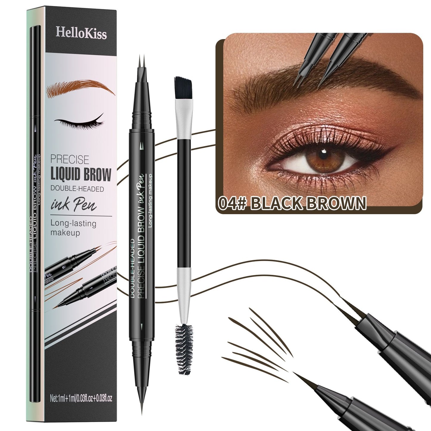 🏆#1 Bestselling🏆2-in-1 Waterproof Eyebrow Pen (Free Shipping)