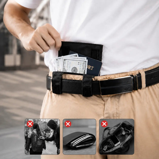 🔥LAST DAY-49% OFF💥Anti-Theft Passport Pouch, Multifunctional Phone and ID Waist Pouch
