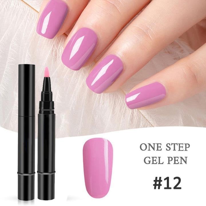 💅 Limited Time Buy 1 Get 1 Free✨One Step Nail Gel Pen🎨Free handheld mini UV nail lamp💡