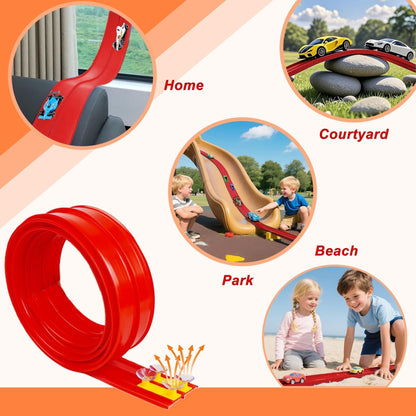 🎁Last Day Promotion 49% OFF🔥🏎️DIY Children's Alloy Car Suction Cup Race Track