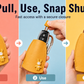 🐇Car Key Case,  Creative Pull-Out Key Case Cover, PU Leather Large-Capacity Car Key Protective Bag