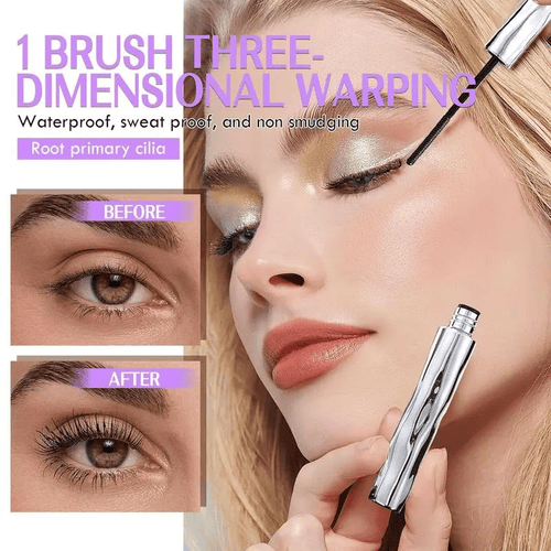 💖2026 HOT SALE  60% OFF✨Tubular WaterproofLong Curling Mascara - Natural And Non-Smudged💖