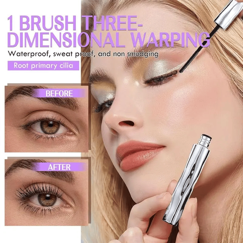 💖2026 HOT SALE  60% OFF✨Tubular WaterproofLong Curling Mascara - Natural And Non-Smudged💖