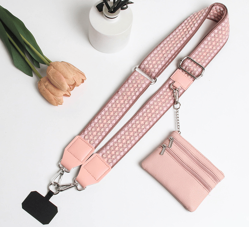 ❣️HOT SALE-49% OFF📱Crossbody Phone Strap with Zippered Pouch