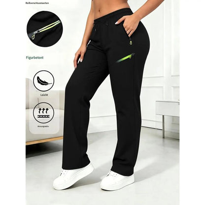 🌸LAST DAY SPECIAL PRICE!!🌸Women’s Straight-Leg Cargo Trousers – Elastic Waist, 6-Pocket Casual Pants for Work, Travel & Everyday Wear 👖✨
