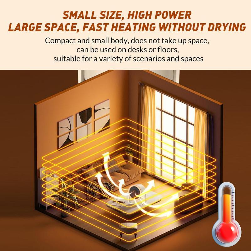 🎅LAST DAY SALE 50% OFF!!⚡❄️2026 Portable Instant-Heat Heater – Outdoor & Desktop Mini Radiator