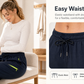 🎁Last Day Promotion 49% OFF🔥Women’s Straight-Leg Cargo Trousers – Elastic Waist, 6-Pocket Casual Pants for Work, Travel & Everyday Wear 👖✨