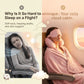 🧳Last Day Promotion 49% OFF🔥3-in-1 Travel Sleep Set, 3D Blackout Eye Mask, Neck Support Pillow & Shoulder Cover Blanket for Plane Train Trip