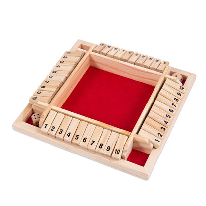 🎁Last Day Sale 70% OFF!!🎄🎁50K+ SOLD! Almost Gone✨SHUT THE BOX-WOODEN DICE BOARD GAME