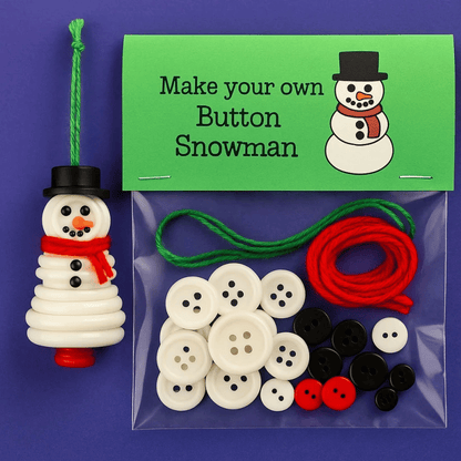 ⏰Last Day Surprise Price: £6.99!!✨DIY Button Ornament Kit🎅🎄