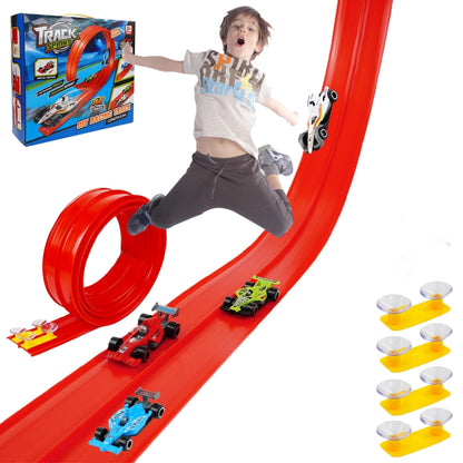 🎁Last Day Promotion 49% OFF🔥🏎️DIY Children's Alloy Car Suction Cup Race Track