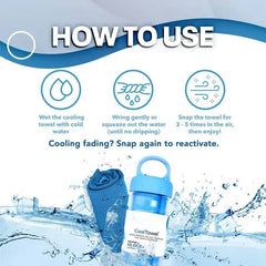 🎁Last Day Buy 1 Get 1 Free🔥Cold Sweat Towel You Can Use Anywhere, Anytime! Reusable Soft Absorbent Cooling Portable