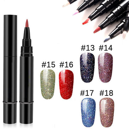 💅 Limited Time Buy 1 Get 1 Free✨One Step Nail Gel Pen🎨Free handheld mini UV nail lamp💡