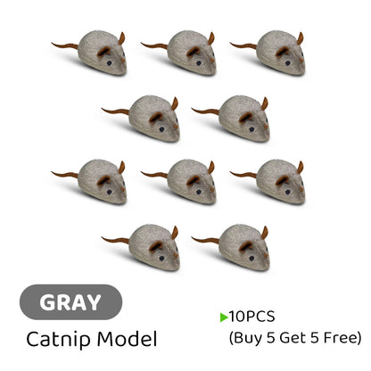 🐈Hot Sale 50% OFF💥Interactive Automatic Moving Mouse Toys with Squeaky Sound