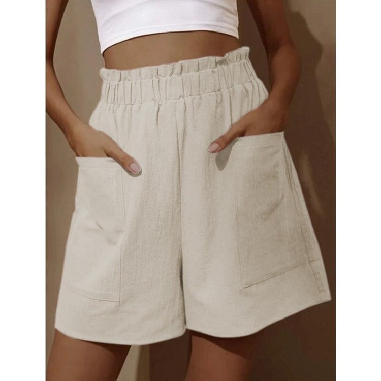 ✨Women's Summer High Waist Wide Leg Casual Shorts