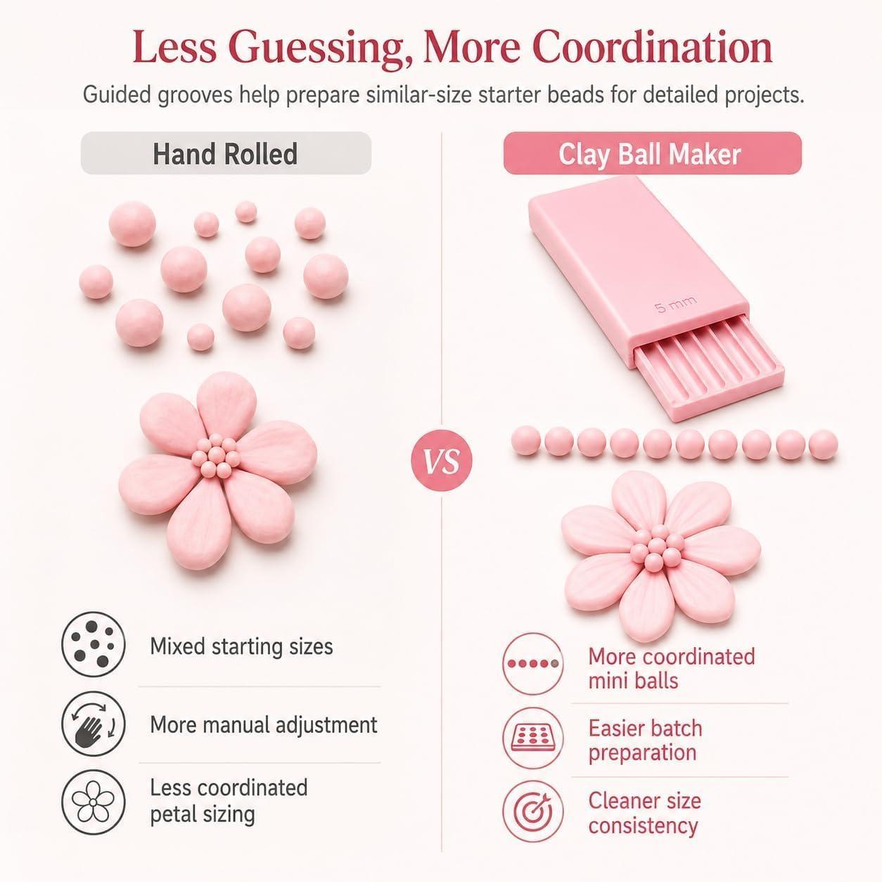 🌸LAST DAY SPECIAL PRICE!!🌸Clay gel ball making tool - suitable for all kinds of DIY