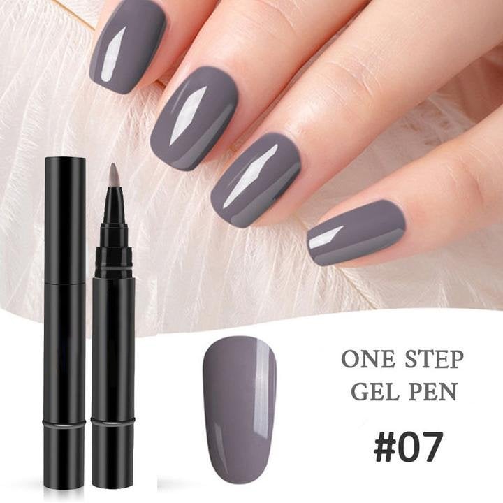 💅 Limited Time Buy 1 Get 1 Free✨One Step Nail Gel Pen🎨Free handheld mini UV nail lamp💡