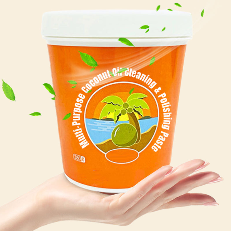 ✨Buy 2 Get 1 Free✨Multi-Purpose Coconut Oil Cleaning & Polishing Paste