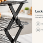 🍞Christmas HOT SALE 50% OFF🥐Stackable Folding Metal Storage Rack – 3/4-Level Expandable Organizer – Perfect for Spices, Snacks, and Essentials in Kitchen, RV, or Camping Setup