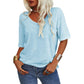 💖2026 Summer Sale 50% OFF💥Women's Solid Color V-Neck T-shirt