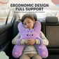 🚗Shaped Kids Car Sleeping Pillow | Cartoon Animal Travel Neck Support Cushion for Road Trips