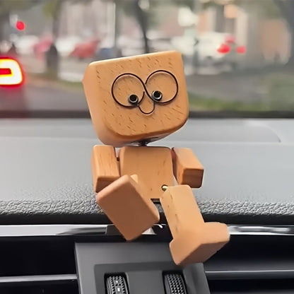 💥Last Day Special Sale 49% OFF👚Charming Little Wooden Figure That Sways with 12PCS Magnetic Expressions🔥