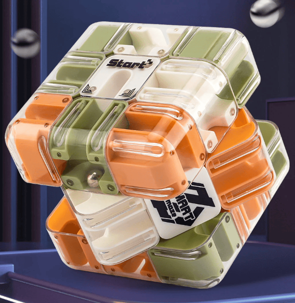 💥Last Day Special Sale 49% OFF👚Large Labyrinth 3D Puzzle Maze Cube - Engaging Brain Teaser Toy