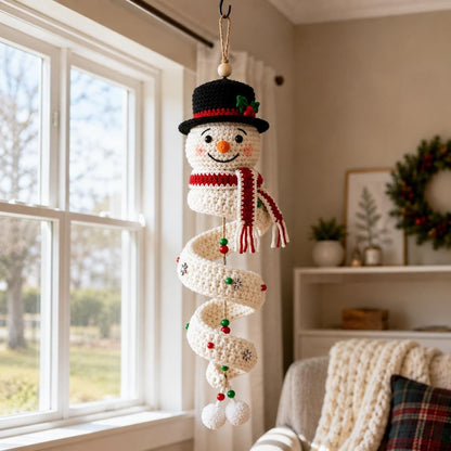 🎅Crochet Snowman Spiral Oranment DIY Kit -🎄🧶A Beginner-Friendly Crochet Experience Inspired by the Magic of Christmas.