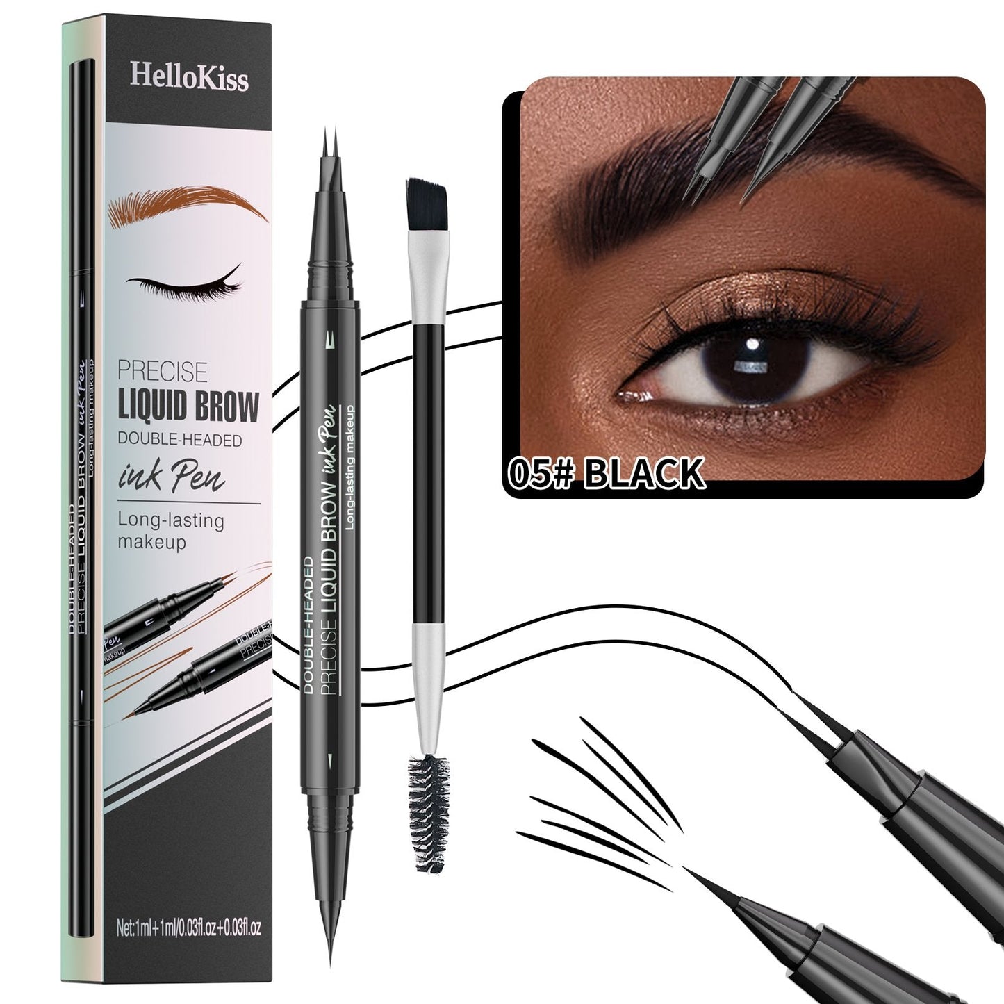 🏆#1 Bestselling🏆2-in-1 Waterproof Eyebrow Pen (Free Shipping)