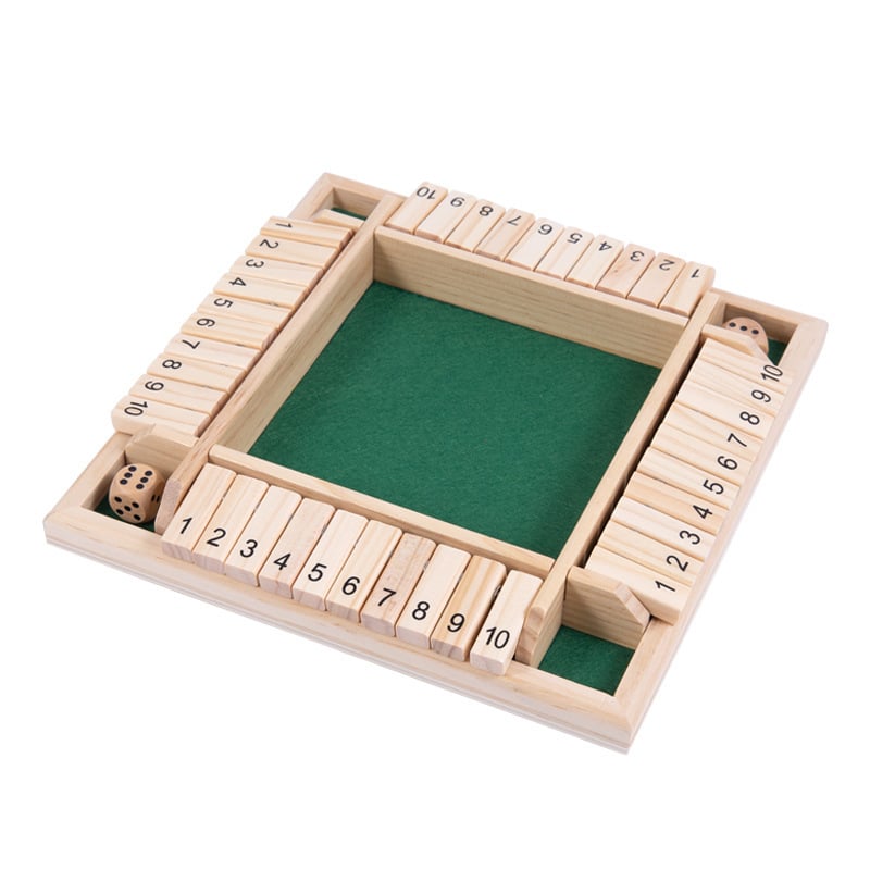 🎁Last Day Sale 70% OFF!!🎄🎁50K+ SOLD! Almost Gone✨SHUT THE BOX-WOODEN DICE BOARD GAME
