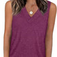 Women's Casual V-Neck Loose Fit Tank Top