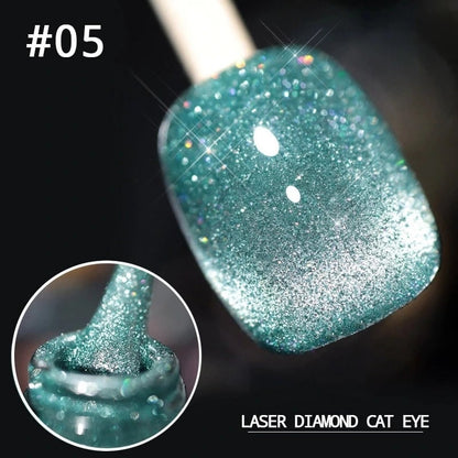 💥Hot Sale 50% OFF💎Laser Diamond Cat Eye Nail Polish