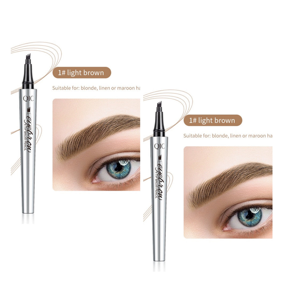 ✨ BUY 1 GET 1 FREE + 50% OFF! 🥳💞50K+ SOLD!💥🖌️3D Microblading Eyebrow Pencil – 4-prong tip creates natural hair-like strokes. Waterproof, smudge-proof 💕🎁