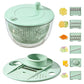 🎁Last Day Promotion 49% OFF🔥3-in-1 Salad Spinner with 5-Blade Slicer – 5.3 Qt Vegetable Washer, Strainer & Kitchen Prep Bowl