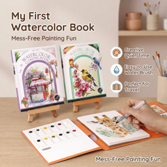 🎁Last Day Promotion 49% OFF🔥 Watercolour Art Kit with Built In Paint🌼The Best Gift For Children