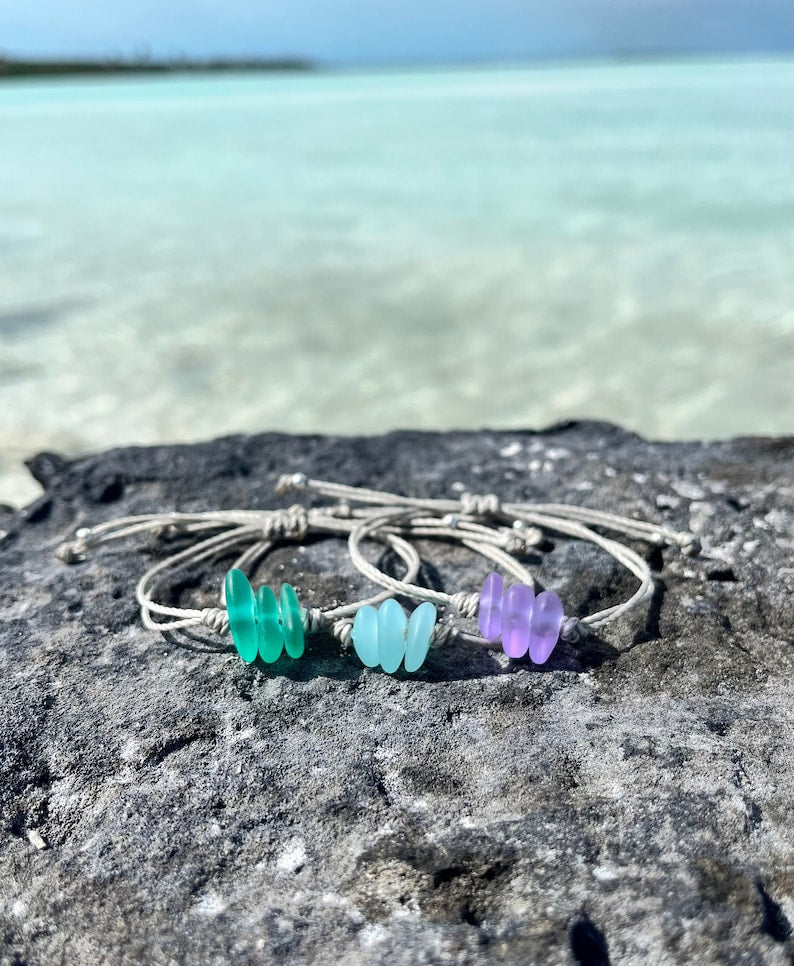 🎄Christmas Sale 70% OFF!!🌊💕Soul Sister Sea Glass Bracelet🎁