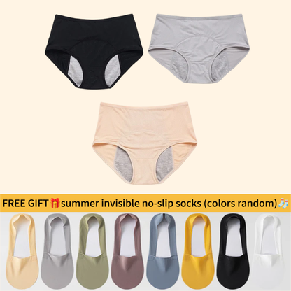⏳Last Day-Buy 1 Get 3 Packs!!🔥2026 Best-Selling🏆LunaBloom™ High-Waist Leak-Proof Panties ✨Butter-soft, ultra-stretchy & discreetly protective 🍃