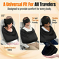 🧳Last Day Promotion 49% OFF🔥3-in-1 Travel Sleep Set, 3D Blackout Eye Mask, Neck Support Pillow & Shoulder Cover Blanket for Plane Train Trip